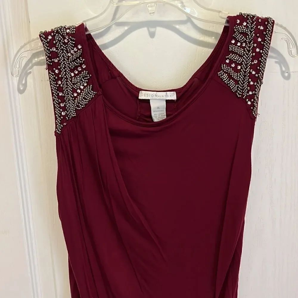 Design History tank with beading - Picture 3 of 5